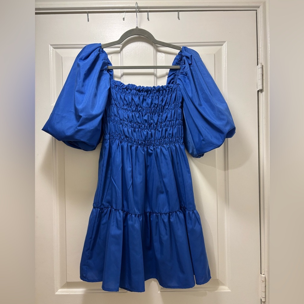Vine & Love Royal Blue Mini Dress